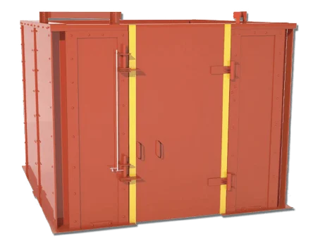 rendering of a 10x10 enclosure