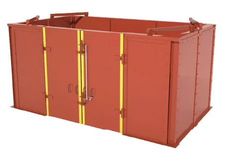 rendering of a 20x14 enclosure