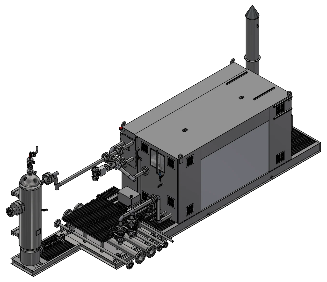 Rendering of a Gas Production Unit
