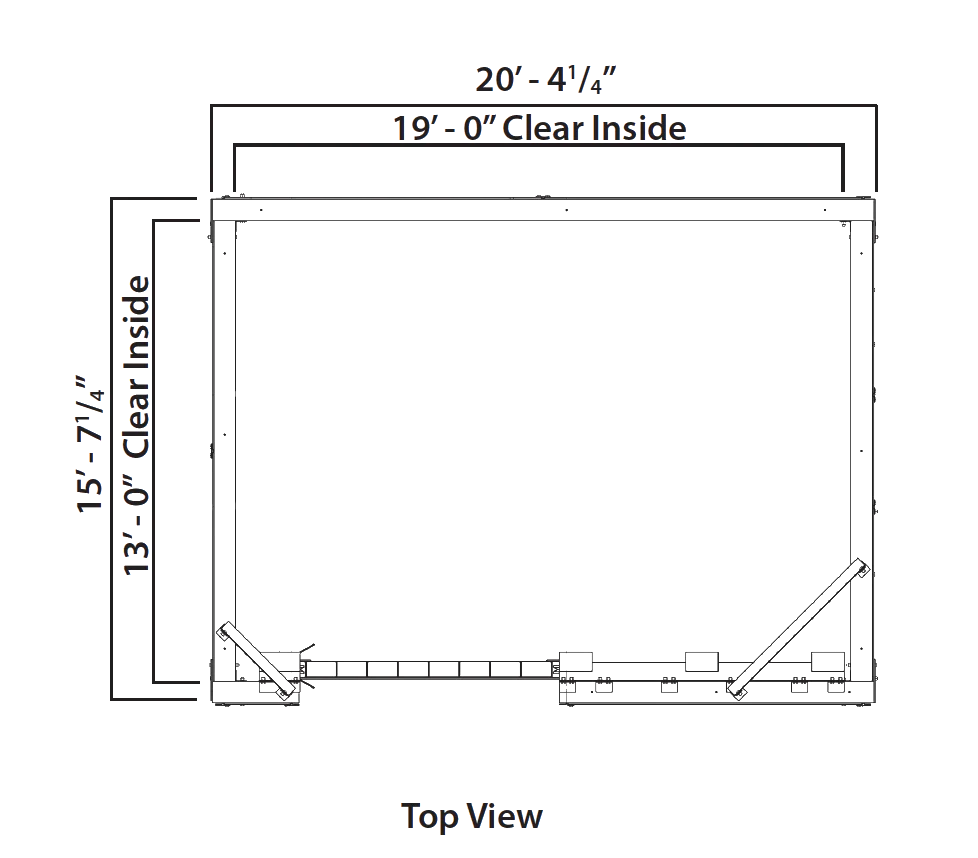 20x15 Enclosure Drawing