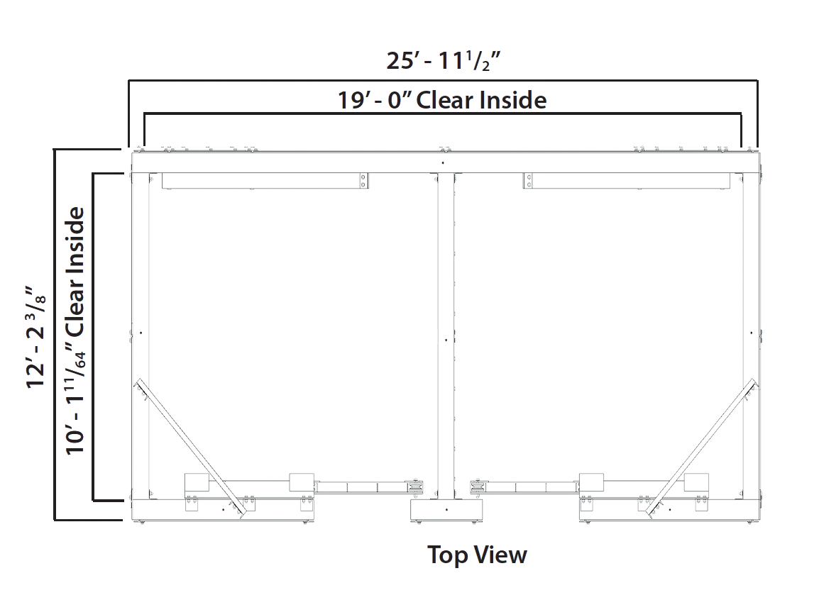 26x13 enclosure drawing specs